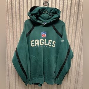 NFL Green and Black Eagles Hoodie